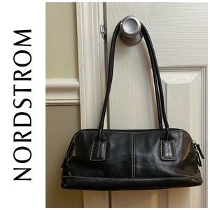 Nordstrom Small Black Leather Purse